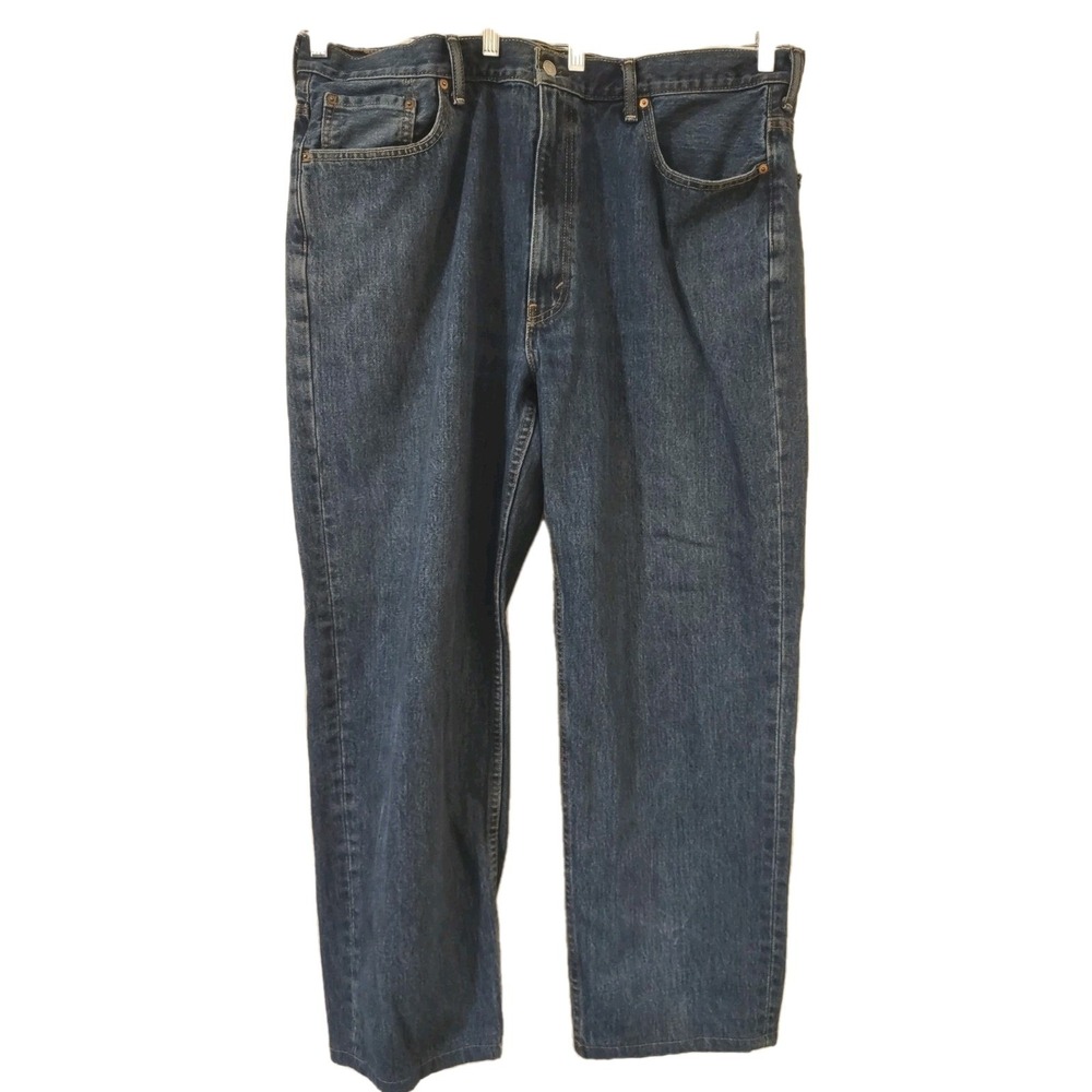 Levi's 550 Relaxed Fit Jeans 40x30 Dark Denim Streetwear Norm Core Blue Pants
